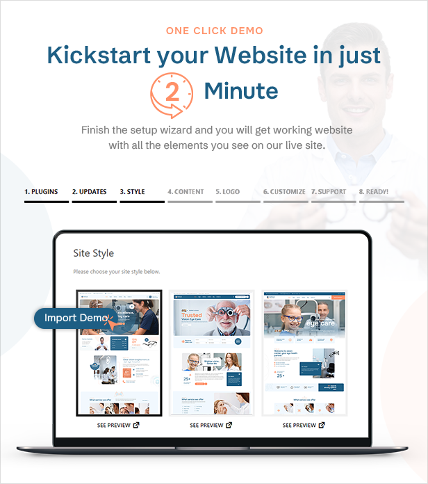 Ophtical - Eye Specialist & Vision Care WordPress Theme
